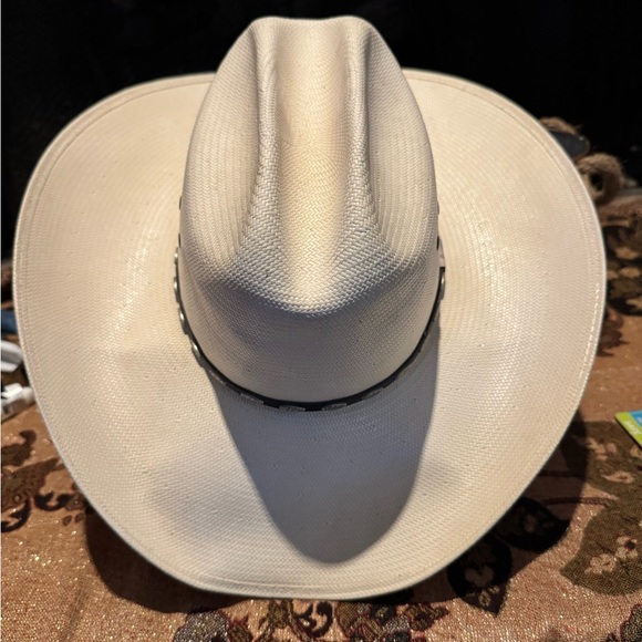 Chapeau Resistol Panama Shantung George Strait - Taille 6 7/8 - NEUF (autre)